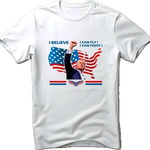 Trump I Can Fight American Flag
Political Trump 2024 Election T-Shirt
